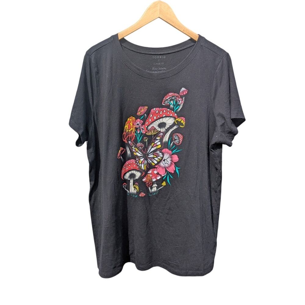 Mushroom Fairy T-shirt Torrid 2x Gobblin granola nature cottage Hippie Hippy
